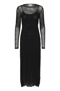 GLIMMA DRESS - Maxikjoler - black glitter