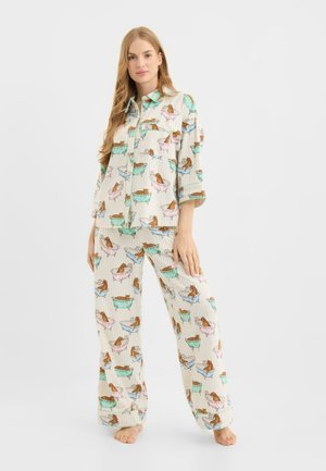 BUBBLE BATH LEOPARDS SET - Conjunto de pijama - green