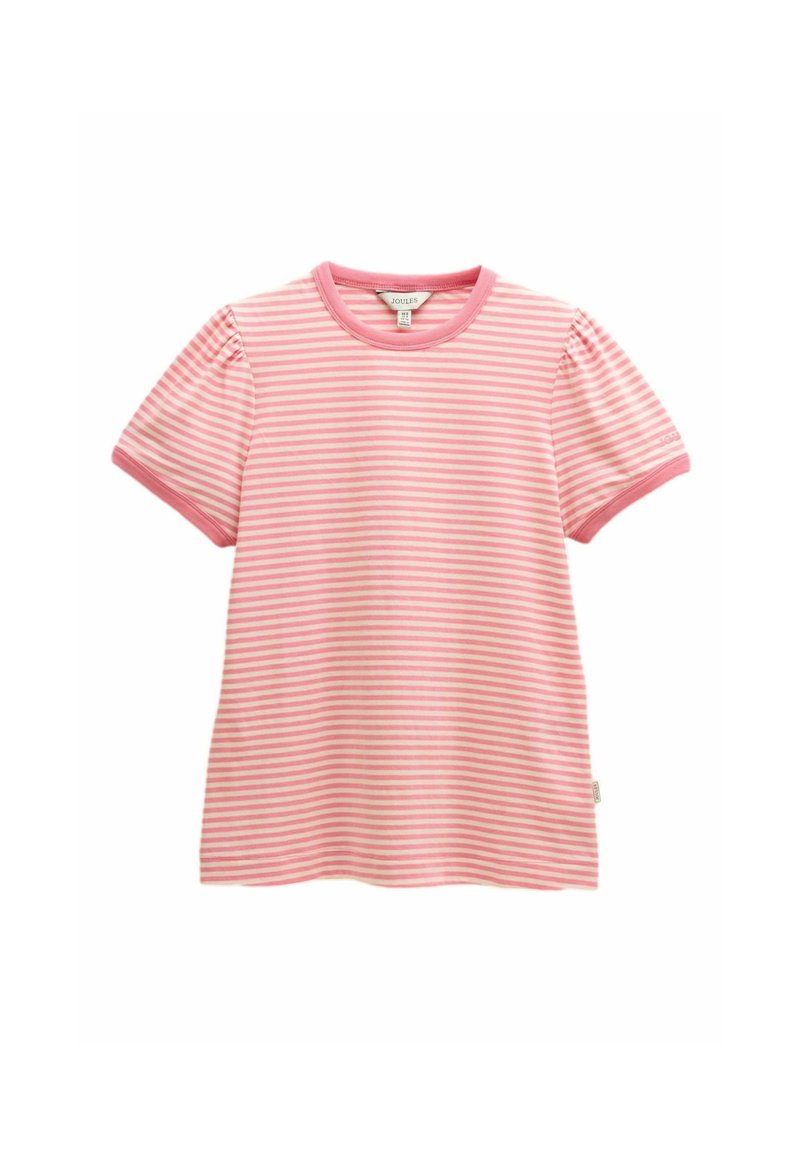 Tom Joule REGULAR FIT - SHORT SLEEVE STRIPED - Tričko s potlačou - pink