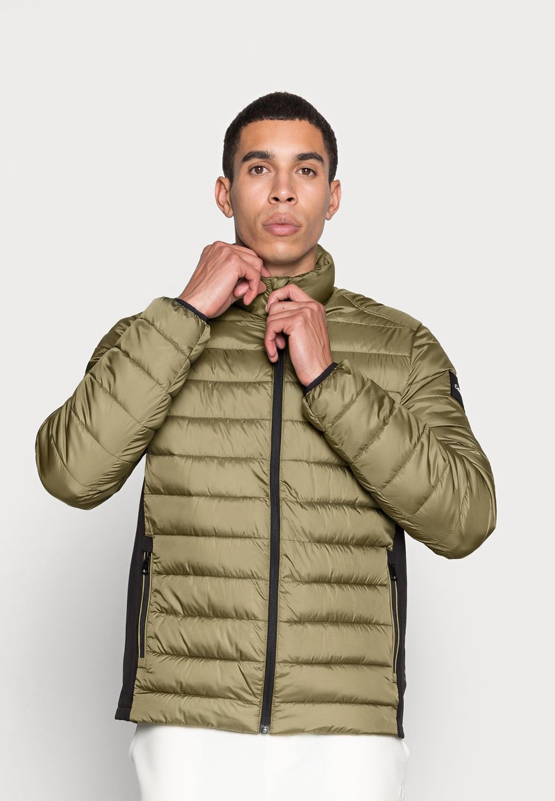 Calvin Klein SIDE LOGO JACKET - Casaco leve - delta green