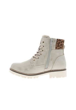 Bottines à lacets - écrues