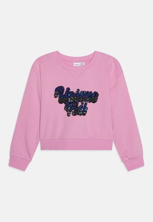 Name it NKFLASANNE LOOSE SHORT  - Sweatshirt - pastel lavender