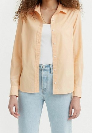 Button-down blouse - beige