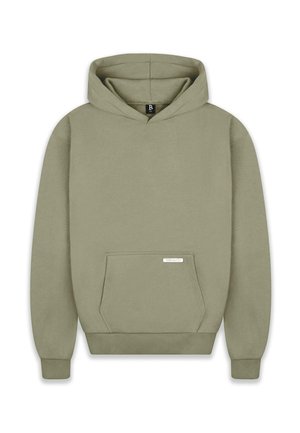 Bazix Republiq SUPER HEAVY BLANK - Sweat à capuche - olive