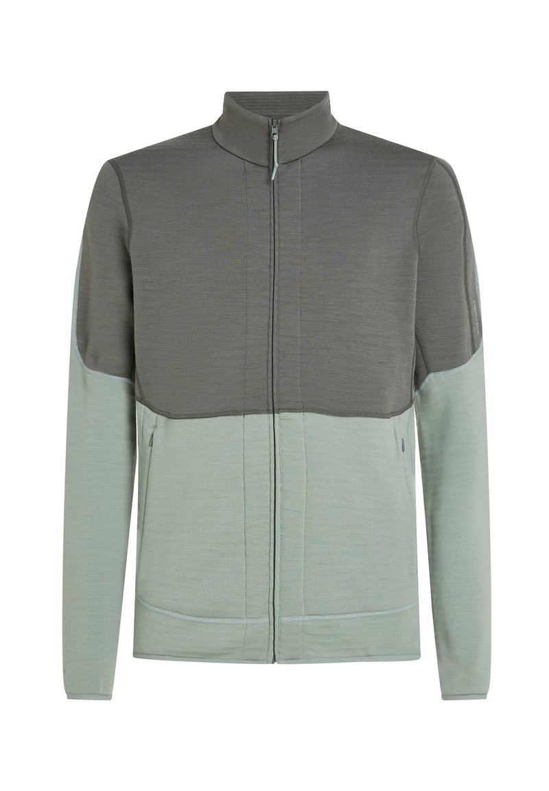 Icebreaker Sweater met rits grijs Icebreaker Sweater met rits grijs