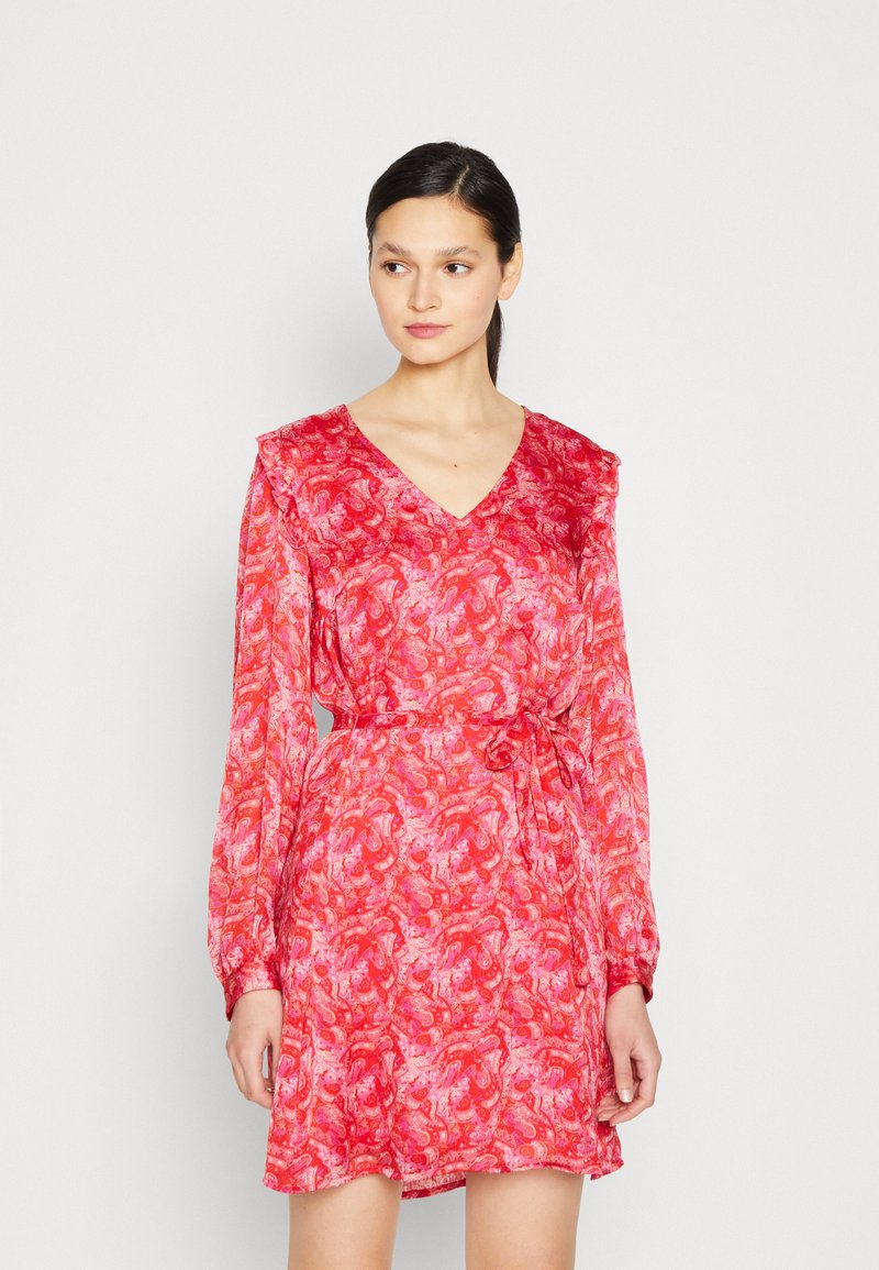 VILA VILAYLA VIE SHORT DRESS - Φόρεμα ημέρας - pink yarrow