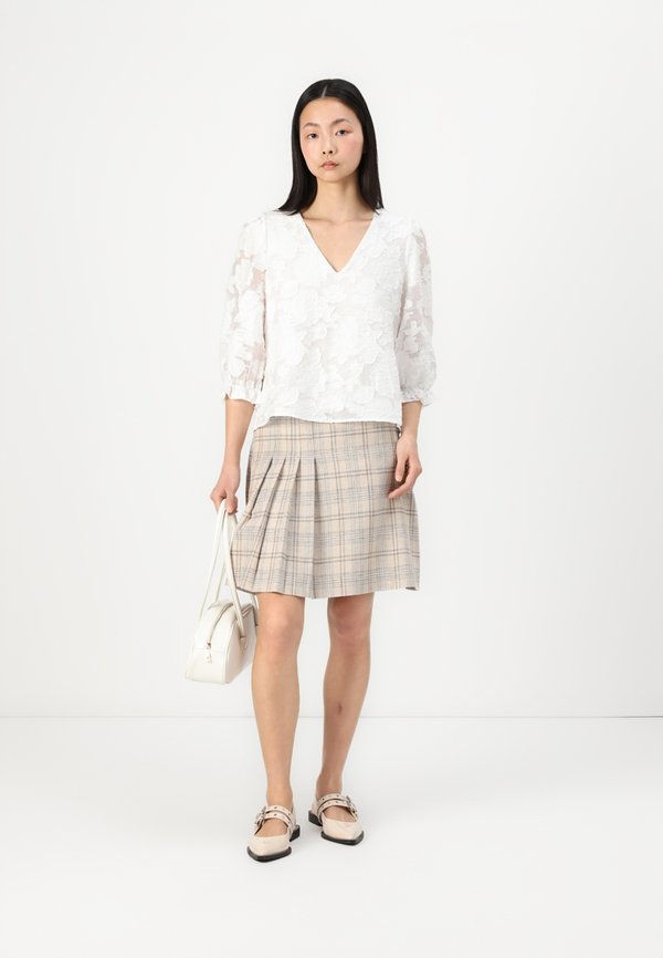 SLFGAJO SKIRT - Pleated skirt - bleached sand4