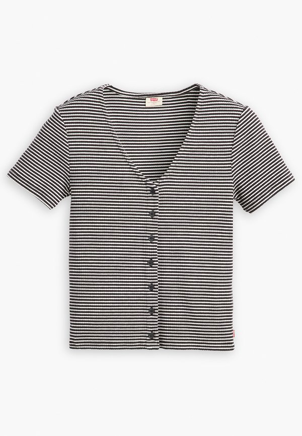 MUSE TEE - Basic T-shirt - vanilla stripe caviar2