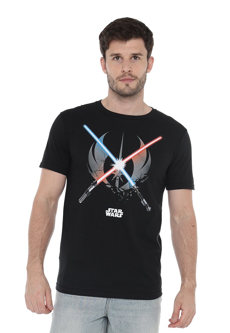 Star Wars T-shirt print zwart