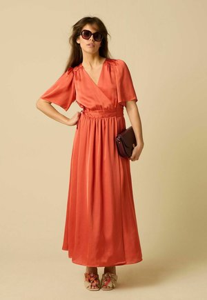 Sissy-Boy, SISSY-BOY MAXI-WICKELKLEID - HELLROT - Maxi-jurk - hellrot