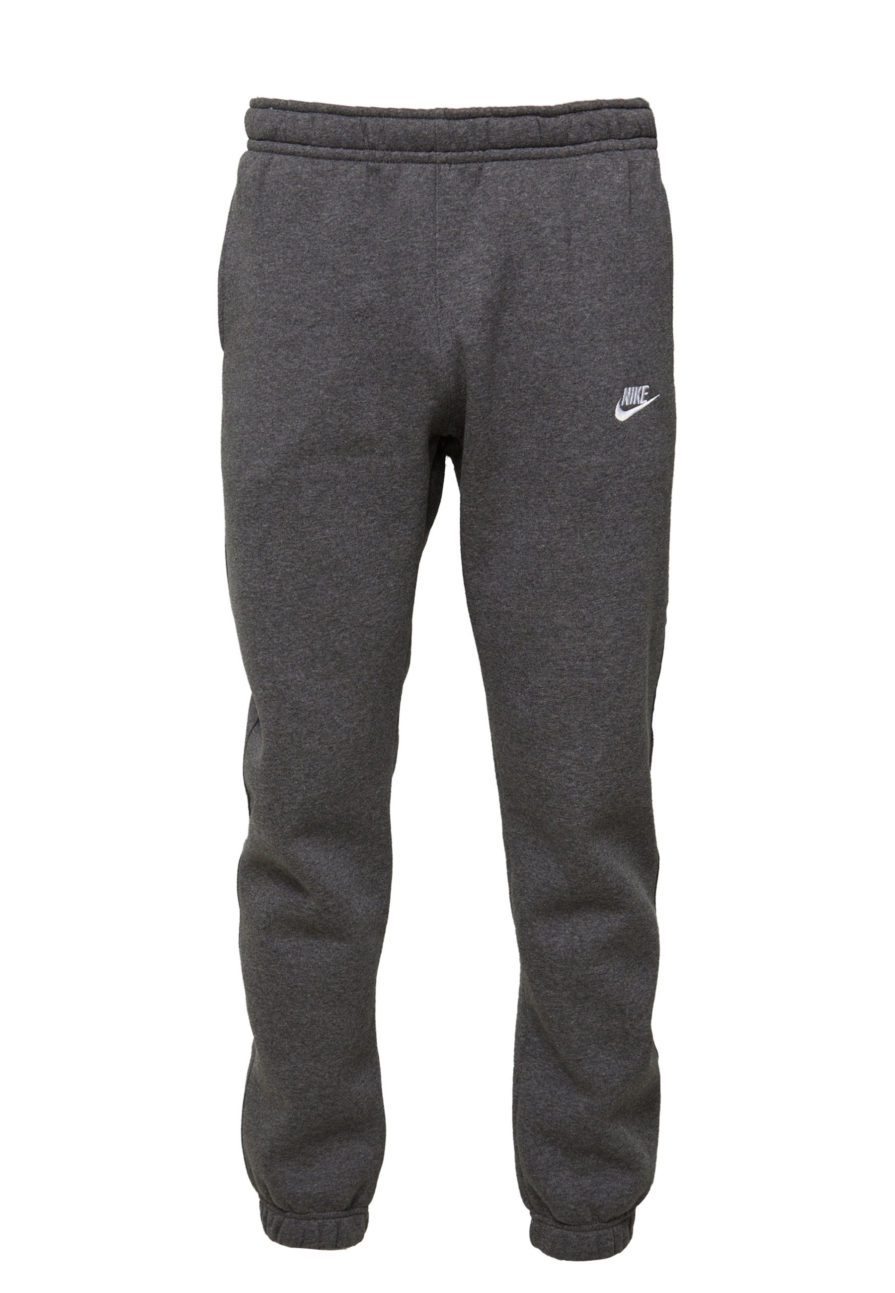 nike club cuffed joggers in dark grey
