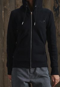 Superdry & Co Sweat zippé - black