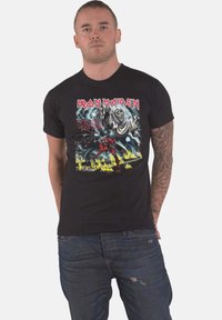 Paradiso Clothing IRON NUMBER OF THE GRAPHIC PRINT - Print T-shirt - black
