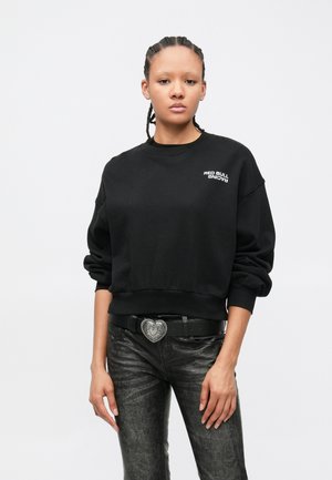 REFLECT LOGO CREW - Sweatshirt - black