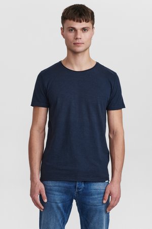 KONRAD STRAIGHT SLUB TEE - T-shirt basic - navy