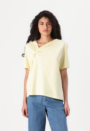 SLFMILA TWISTED TEE - Basic T-shirt - anise flower