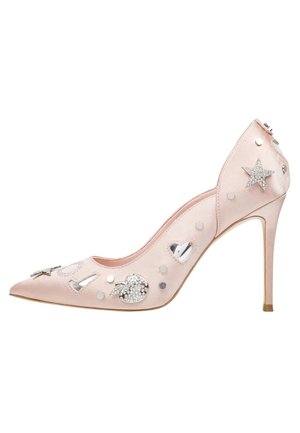 Højhælede pumps - light pink