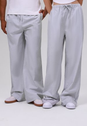UNISEX - Bukse - light grey/white