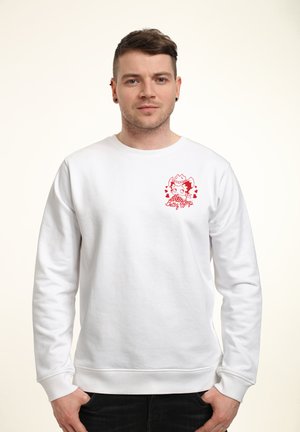Henry Tiger BETTY BOOP COUNTRY - Sweatshirt - white