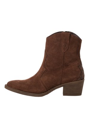 Cowboy- / bikerstøvlette - mocca