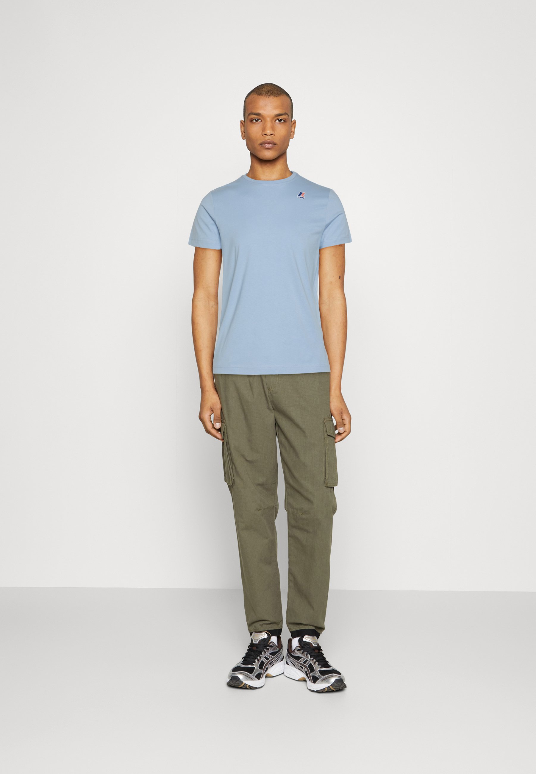 K-Way LE VRAI EDOUARD UNISEX - T-shirt basic/jasnoniebieski