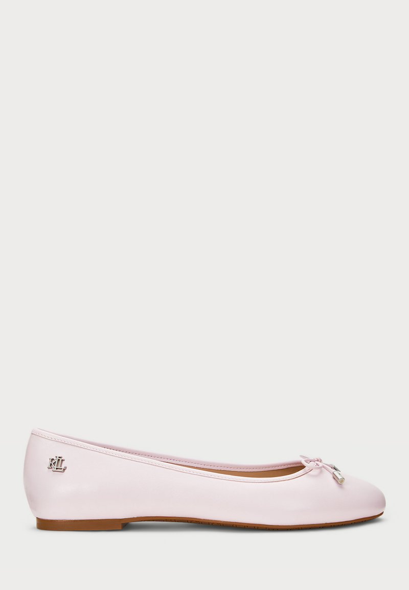 Lauren Ralph Lauren JAYNA NAPPA LEATHER FLAT - Μπαλαρίνες - hint of pink