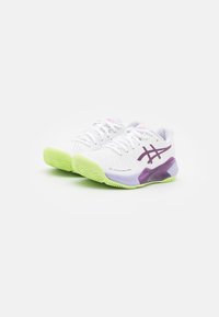 ASICS GEL CHALLENGER 14  - Obuv na padel - white/deep mauve