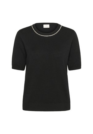Kaffe T-Shirt print - black deep