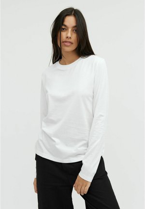 mbyM BEEJA LONG SLEEVE - Långärmad tröja - white