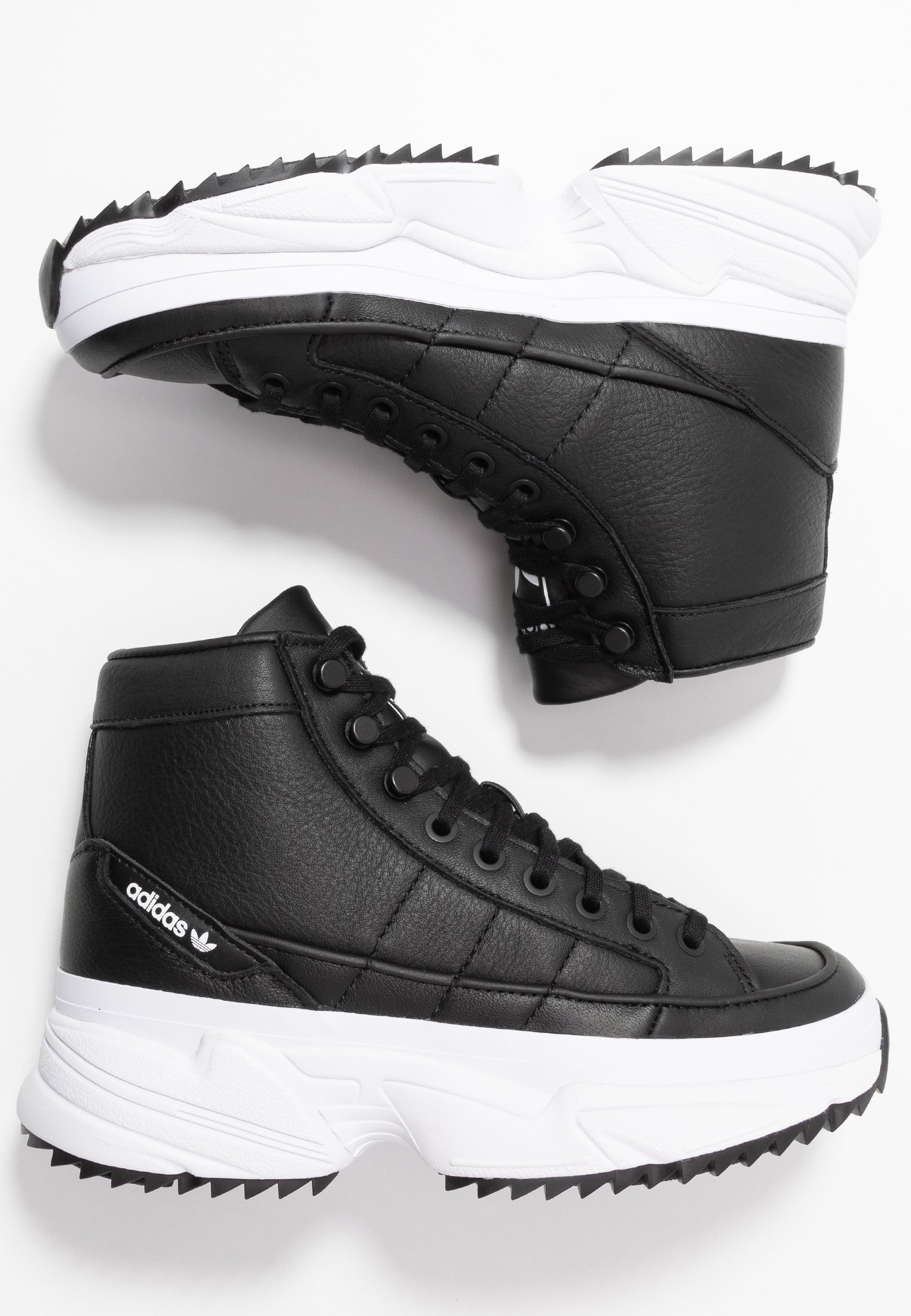 adidas Originals KIELLOR XTRA - Zapatillas altas - core black/footwear  white/negro - Zalando.es