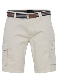 BHSHORTS REGULAR FIT - Denim shorts - pumice stone