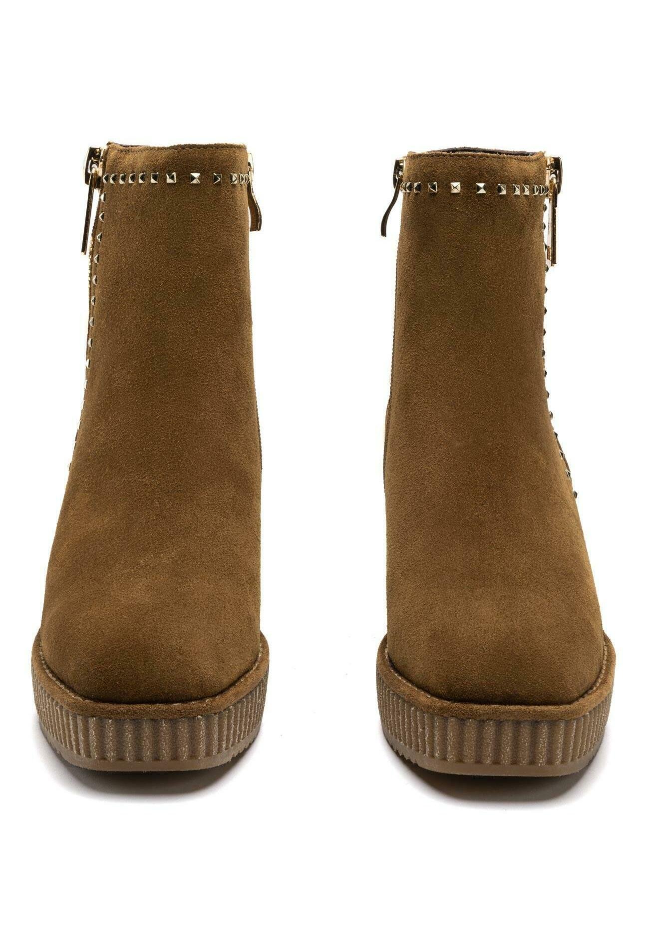 Alma en Pena Botines de cuña - camel - Zalando.es
