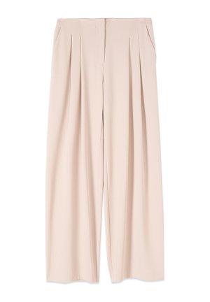 Oltre, PANTALONI PALAZZO - Trousers - beige