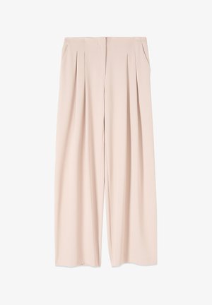 Oltre, PANTALONI PALAZZO - Trousers - beige