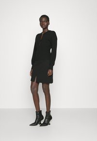 Pinko CHIOCCIA COSTINA - Maglione - nero limousine/nero