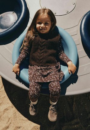 Name it, STRICKWESTE RAFFINIERTER - Veste sans manches - chocolate plum