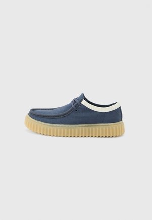 Clarks TORHILL - Ležerna obuća s vezicama - navy