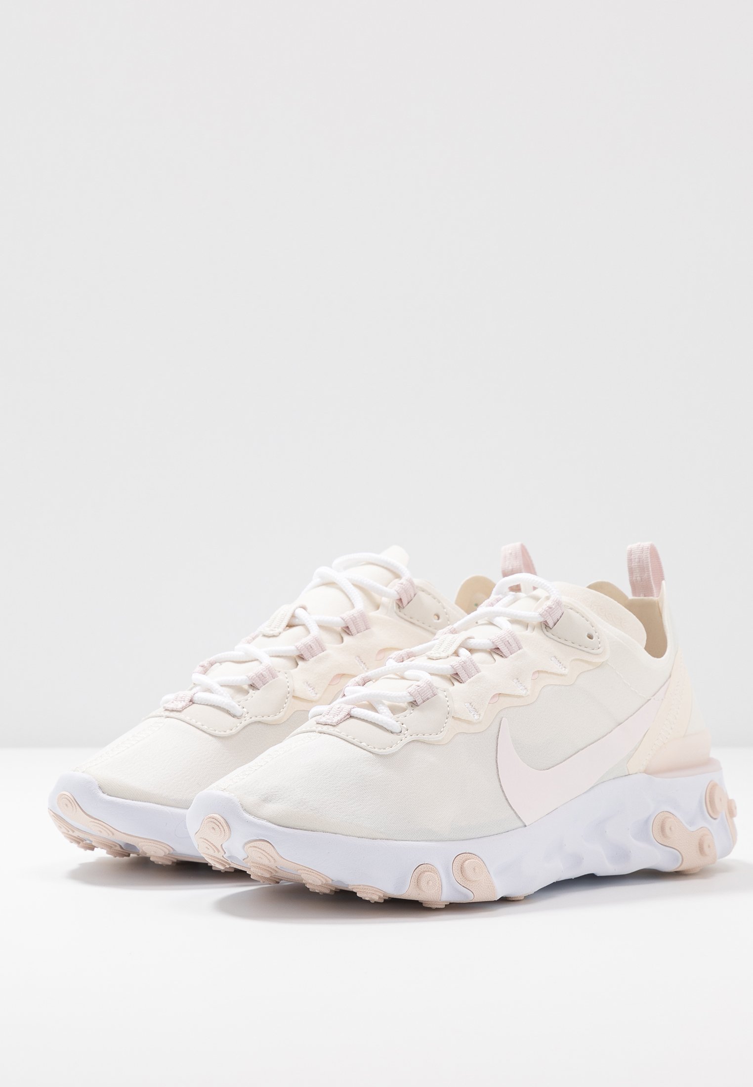 chaussures nike react 55 Nike Sportswear REACT 55 - Baskets basses - pale ivory/light soft ...