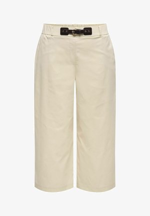 ONLY Carmakoma, CULOTTE CARANNY NORMAL GESCHNITTEN CULOTTE - Housut - oatmeal