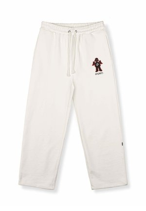 THE SHELTER WIDE LEG WE BURN SO SWEET - Pantaloni sportivi - off white