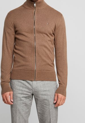 Chaqueta de punto - camel
