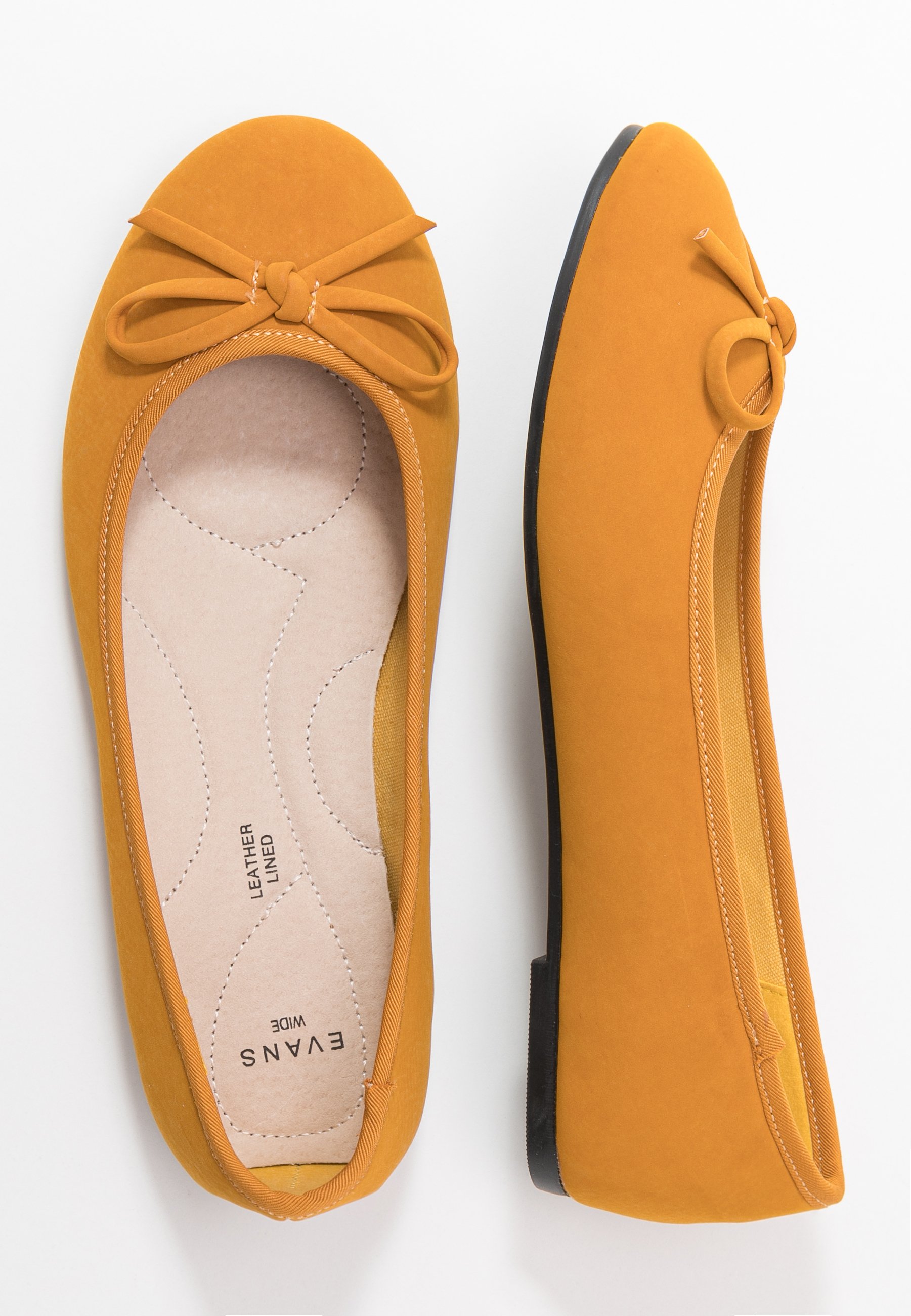 WIDE FIT ROCCO Ballerinaskor mustard WIDE FIT ROCCO Ballerinaskor mustard