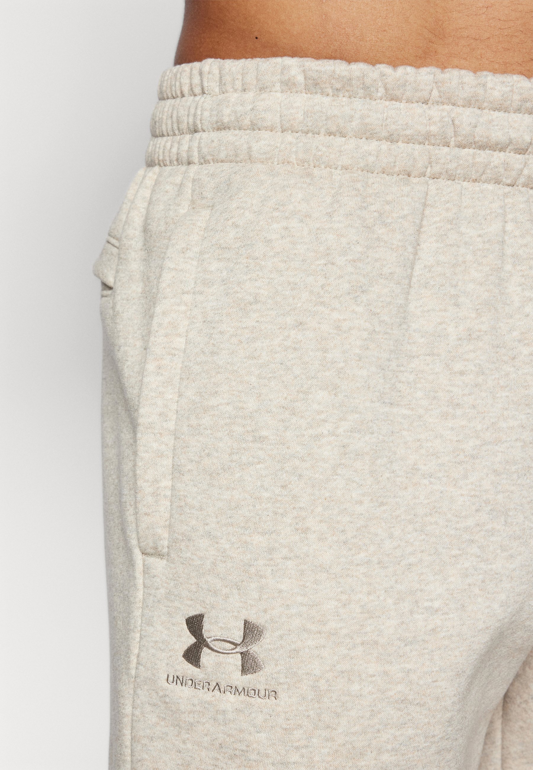 Under Armour ICON SHORT - Short de sport - timberwolf taupe/light  heather/beige - ZALANDO.FR