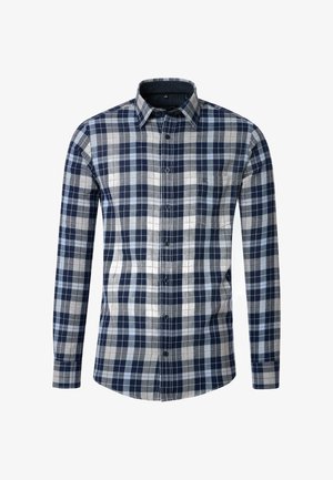 CASAMODA KARIERT CASUAL FIT - Hemd - blau