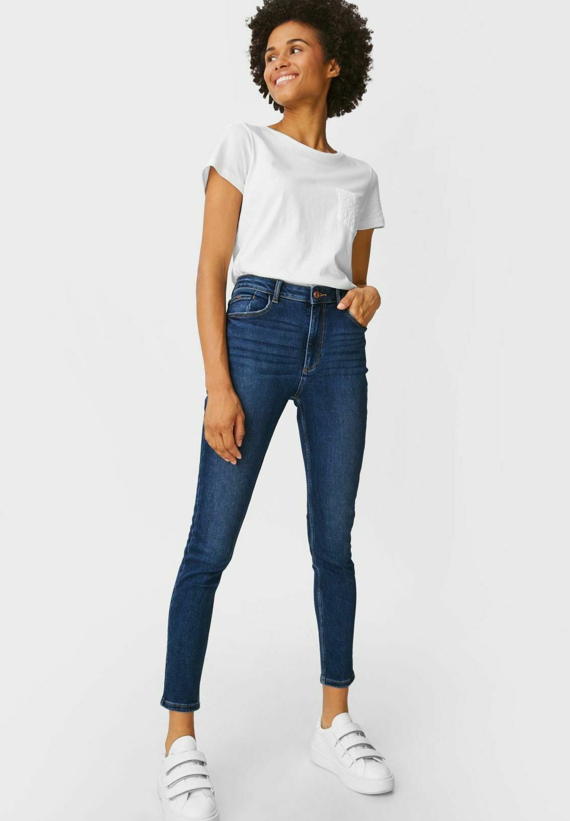 C\u0026A Jeans Skinny Fit - denim-blue/blue denim - Zalando.de