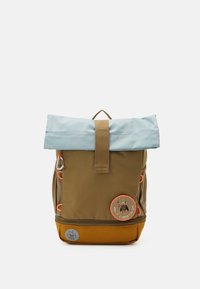 Lässig - MINI ROLLTOP BACKPACK UNISEX - Koulureppu - nature olive Pienoiskuva 1