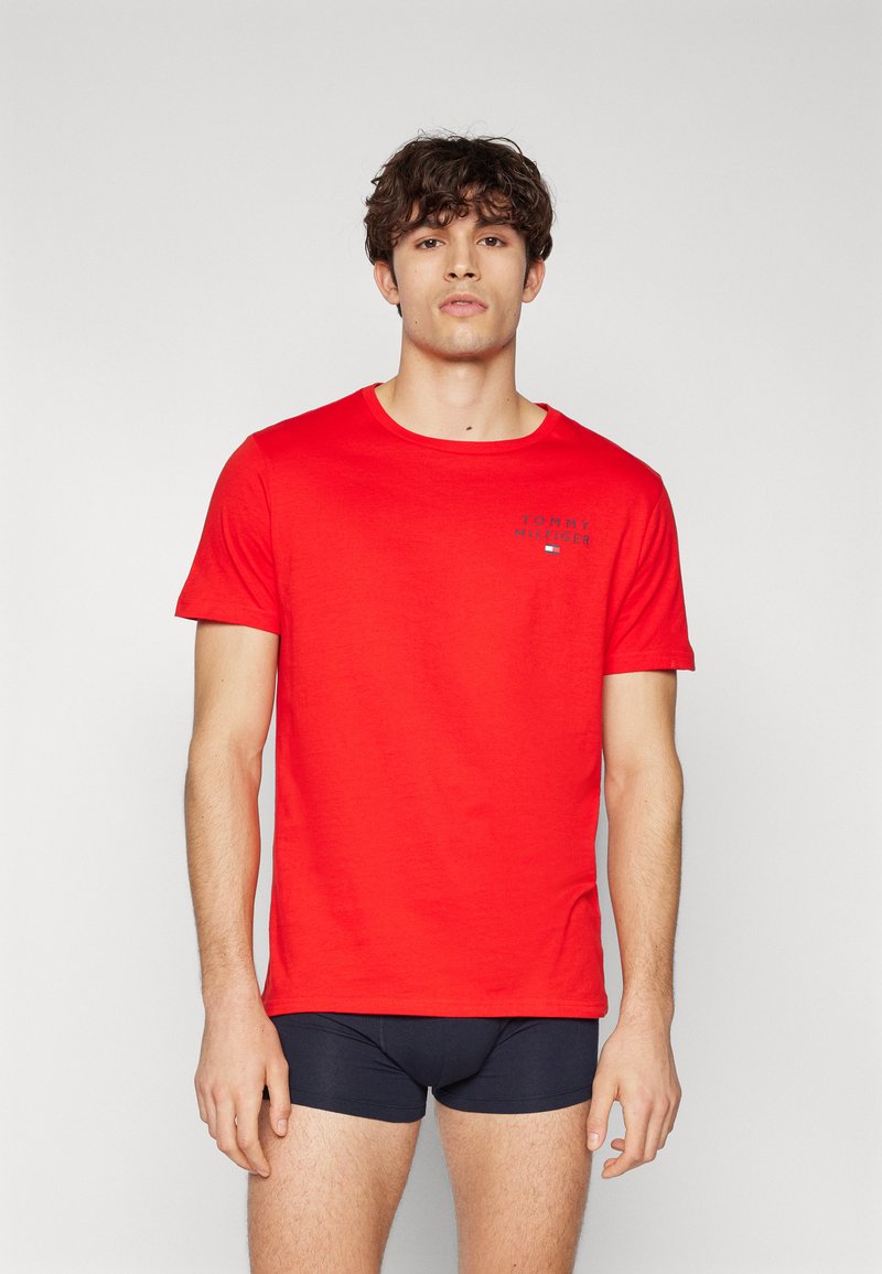 Tommy Hilfiger LOGO - Pyjamashirt - fierce red