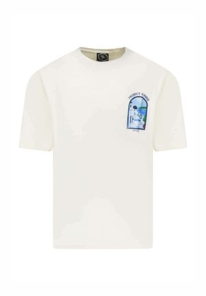 Camiseta estampada - beige