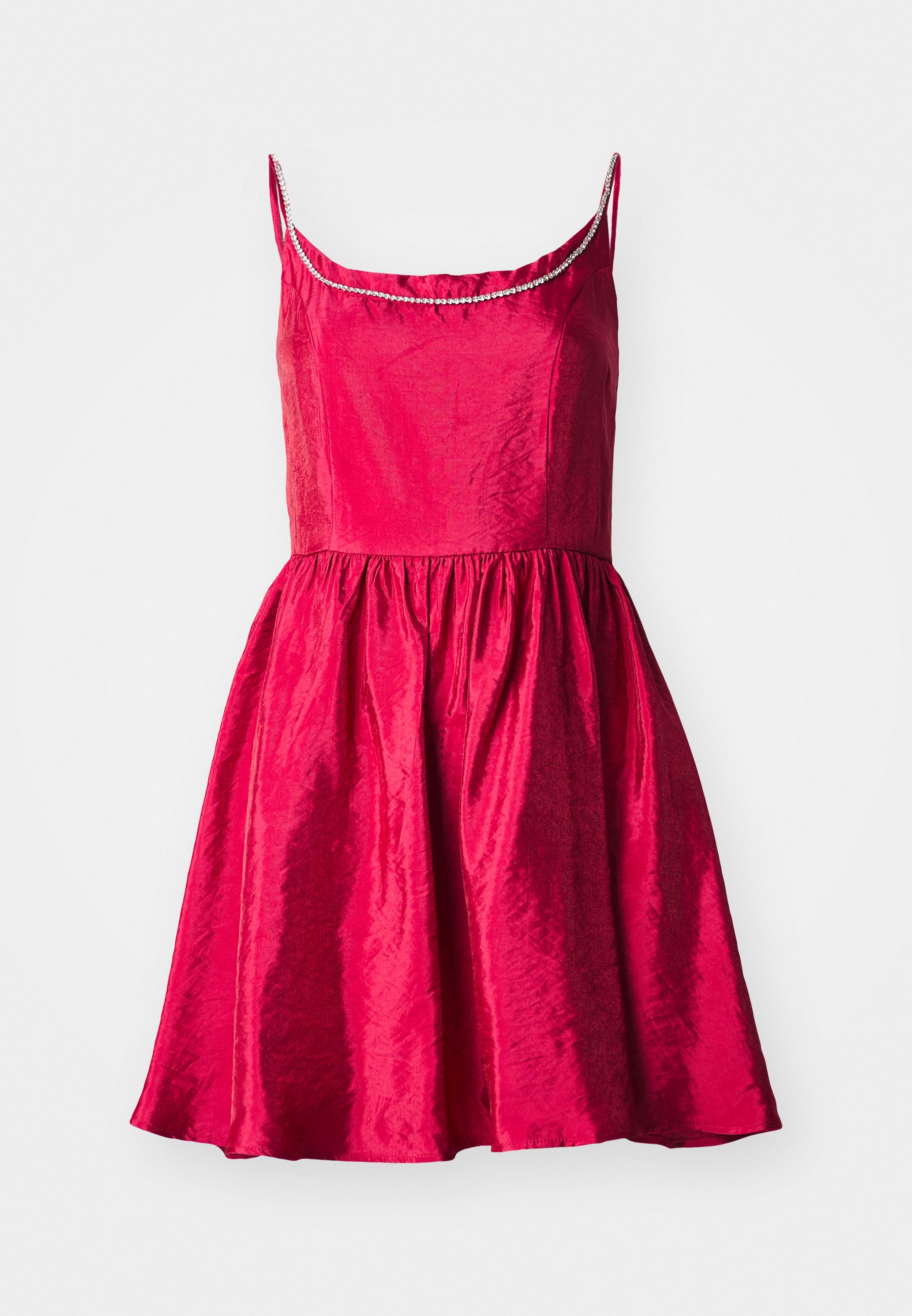 【英国発Sister Jane】Rene crystal-embellished mini dress SISTER JANE Rene crystal-embellished satin mini dress