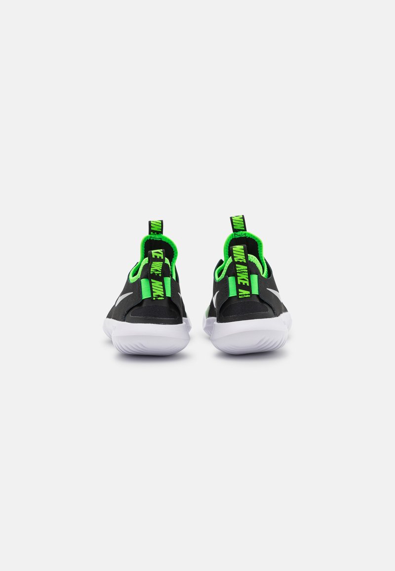 Kinder Wanderschuhe | Nike Performance FLEX RUNNER UNISEX Laufschuh Neutral black/chrome/green strike/schwarz - MB59885 Kinder Wanderschuhe | Nike Performance FLEX RUNNER UNISEX Laufschuh Neutral black/chrome/green strike/schwarz - MB59885